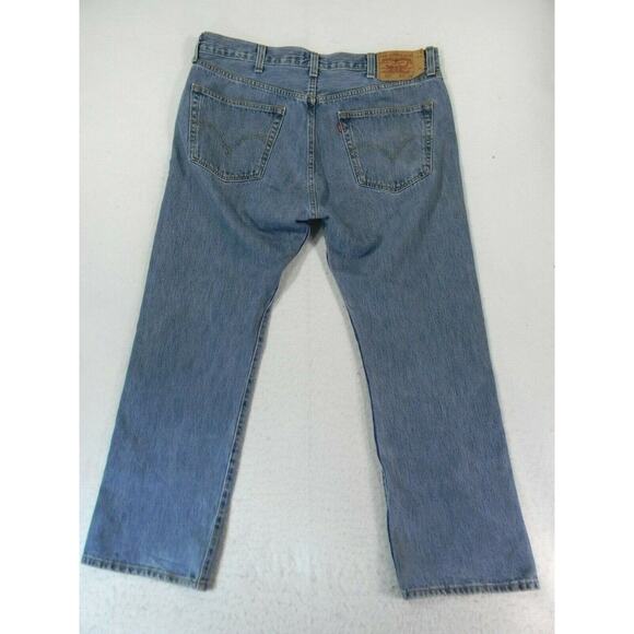 Levi's 501 jeans Men's 38 x 30 Regular Fit Straight blue denim pants button fly - Picture 7 of 12